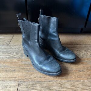 Cole Haan Black Leather Chelsea Boots